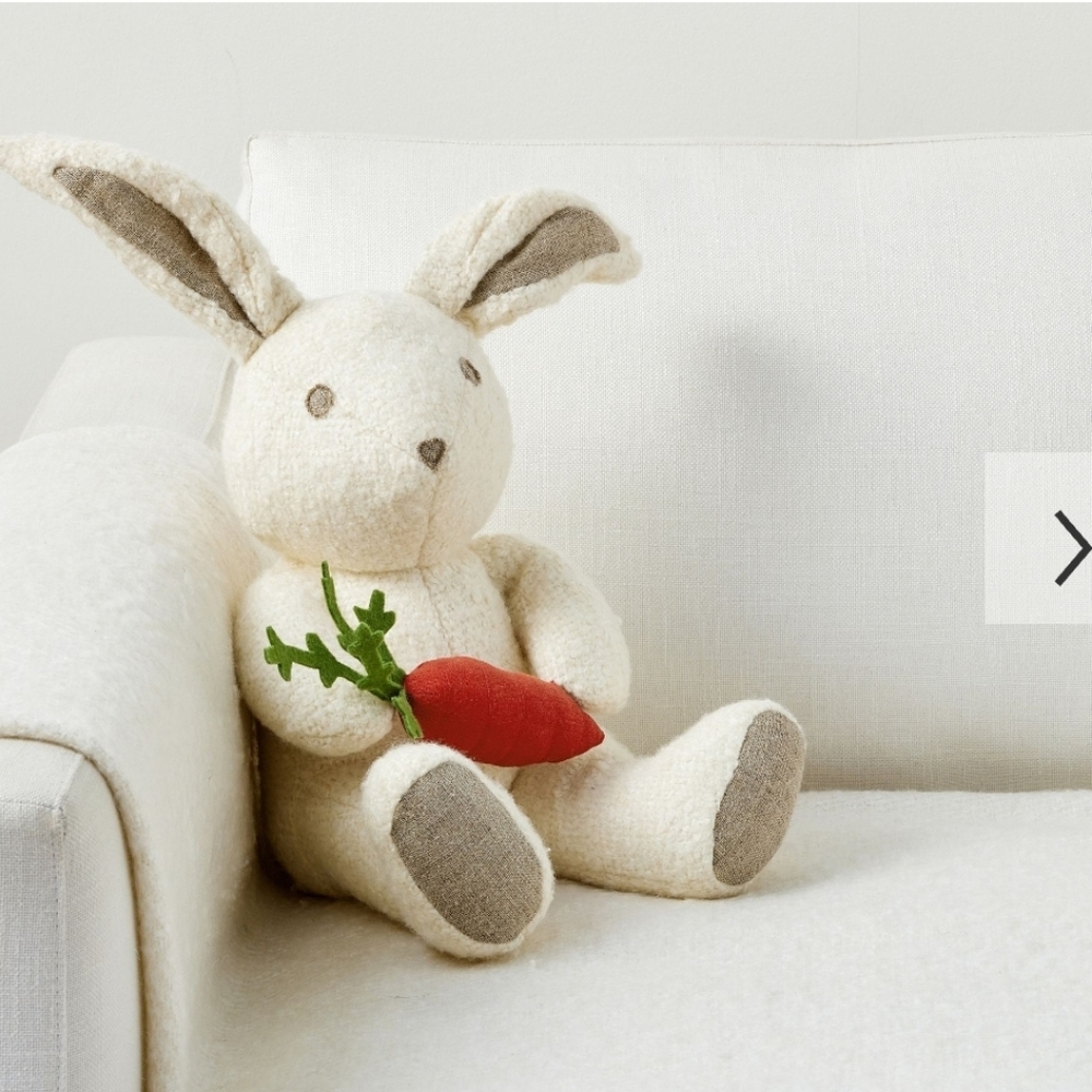 NWT Pottery Barn Zoe Bunny Pillow Sold Out Online